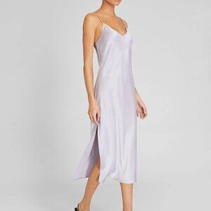 Club Monaco - Silk Charmeuse Midi Slip Dress - 100% Silk - Size M - NEW